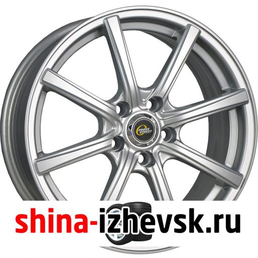 Колесный диск CrossStreet Y4809 6xR15 4×100 ET45 DIA60.1 серебристый в Ижевске